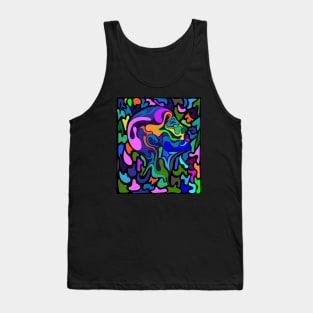 Human Face Full Color Portrait Tank Top